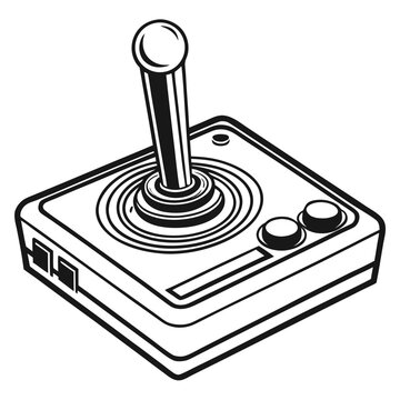 vector illustration of a game controller