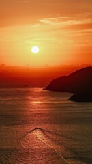 Fototapeta premium sunset over the sea