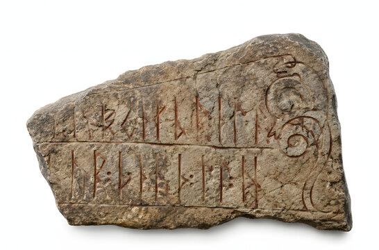Viking Rune Stone Fragment