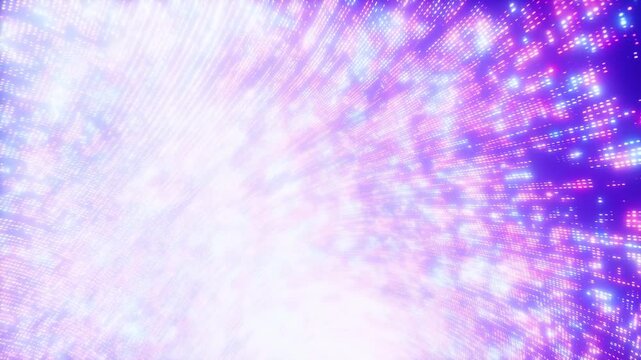 Explosive Purple Lights And Dazzling Digital Patterns Establishing Energetic Cinematic Impression