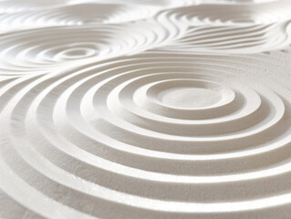 Naklejka premium Abstract spiral white sand background