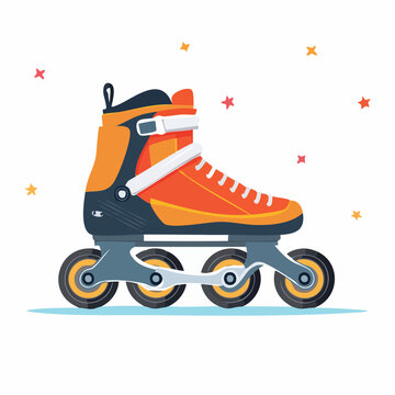 Inline Skates Illustration