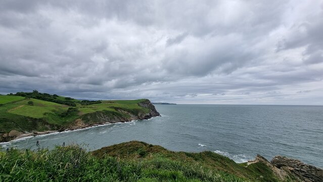 clouds over the sea