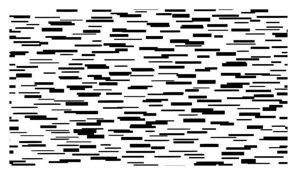 Horizontal dash pattern representing abstract digital glitch texture black and white geometric design