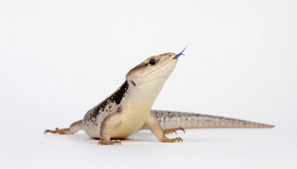 Fototapeta premium Lizard with Tongue Out 