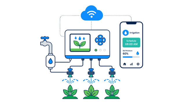 Smart Cannabis Cultivation System With Hydroponic Network.