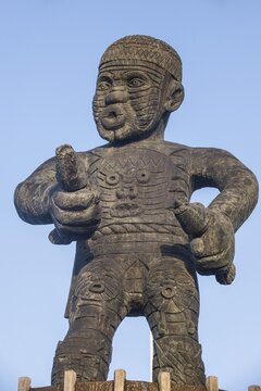 Cuffy Monument, memorial at the slave revolution 1763, Georgetown, Guyana