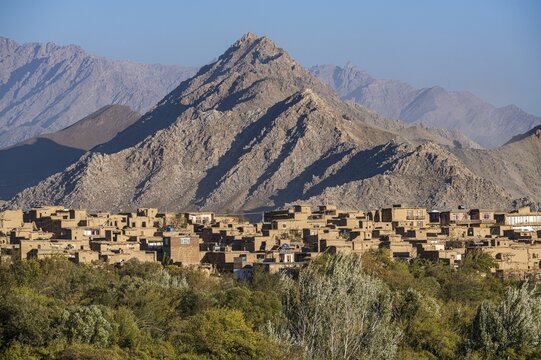 Mountain village in the Panjshir Valley, Afghanistan
