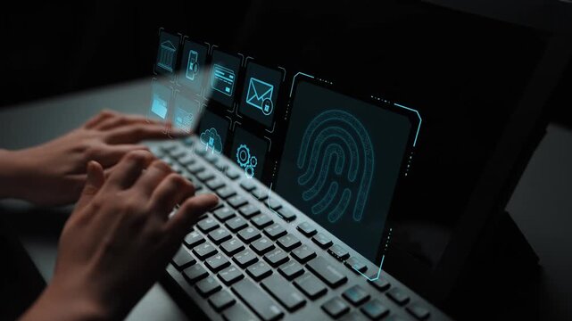 System for safeguarding digital identity using fingerprint authentication, encryption, and secure access protocols across cloud, device, and personal data environments Marrow