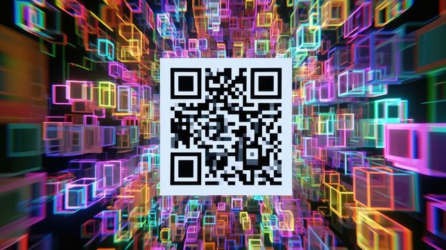 Thousands of QR Code In Digital World