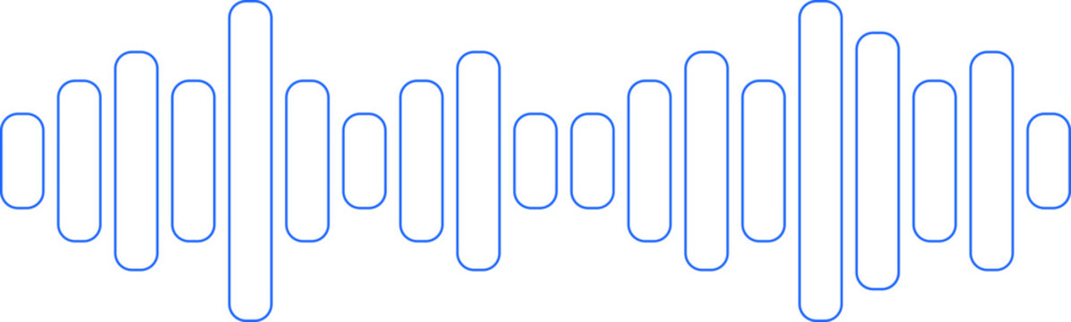 Black waves icon representing wireless communication, signal transmission, broadcasting technology, audio frequency, network connection, radar pulse, telecom symbol and sound waves