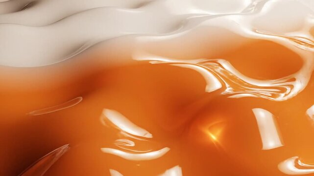 Soft Orange and White Abstract Blur Background
