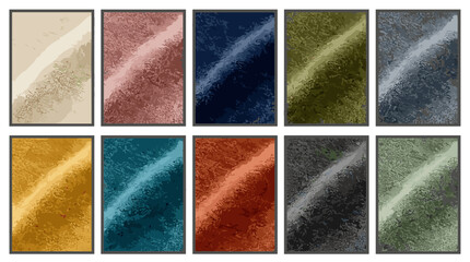 Fototapeta premium Closeup of colorful glittering textured surface with vibrant shades