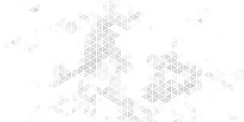 Obraz premium Abstract white background with silver effect. Light gray colour texture. Grey blue modern pattern. Gradient textur. Triangle patern. Triangular backdrop. Design bg business print