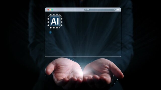 AI platform generating art images with dynamic interface. AI-generated content appears in image gallery artificial intelligence view. Genrative AI loading multiple image from AI design engine. Elide