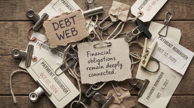 Financial Stress Debt Web of Connected Obligations
