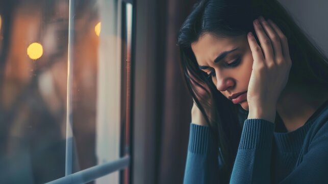 Post-Traumatic Stress Disorder mental health conceptual illustration, psychological trauma illness after shocking events, anxiety nightmare memory flashback symptoms, emotional distress disorder, 