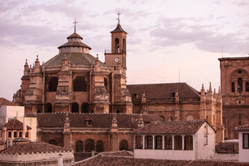 Fototapeta premium Historic Cathedral and Colonial Architecture in Granada Spain