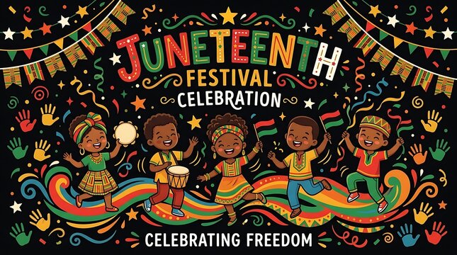 Vintage juneteenth party