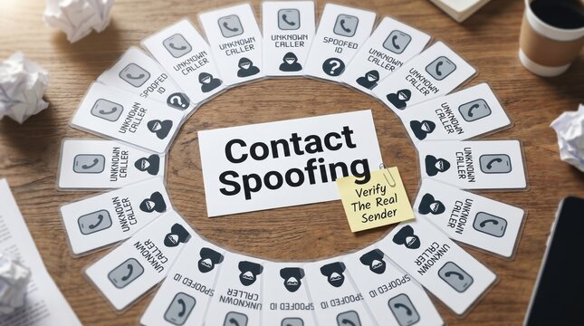 Contact Spoofing Scam Awareness with Verification