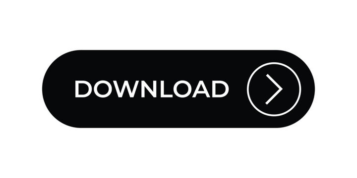 Download CTA Button UI Design Black Pill Interface with Chevron Circle Icon Element