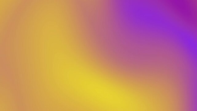 Abstract flowing purple and yellow gradient motion background
