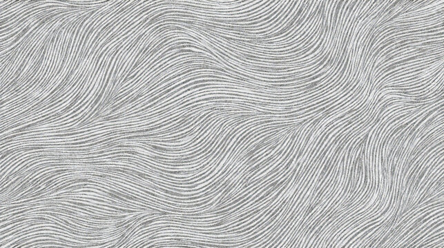 Flowing gray textured lines pattern with wavy hand drawn strokes conveying calm movement