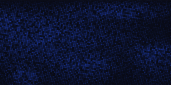 Digital purple bg with pixel pattern and gradient effect for technology or gaming backgrounds. Blue scattered squares with smooth transition. Abstract wallpaper for presentations or web interfaces.