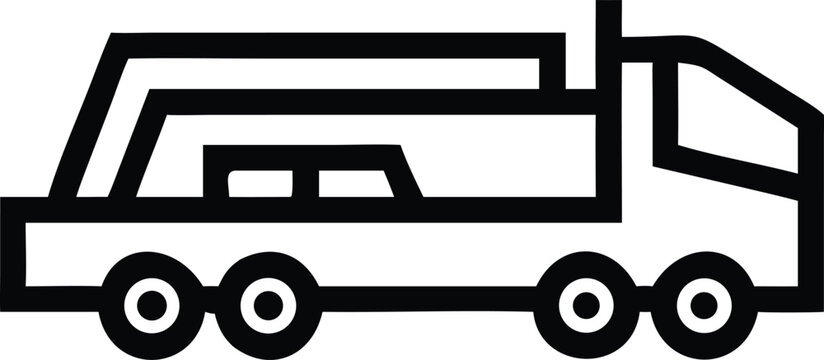 Professional tow truck or wrecker vehicle providing roadside assistance and recovery services
