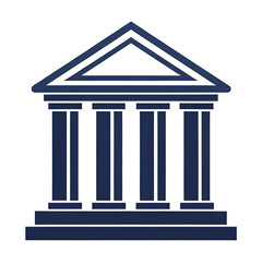 Obraz premium greek column vector illustration