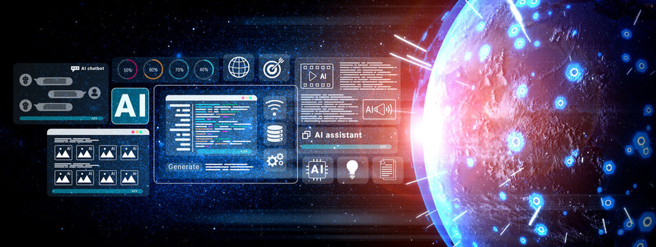 AI assistant with chatbot windows, code editor, and performance analytics for intelligent automation and development Parse