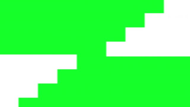 Abstract Opposite Corner Stair Split Transition with Smooth Motion Graphic Animation and Multi Color Background Variants
