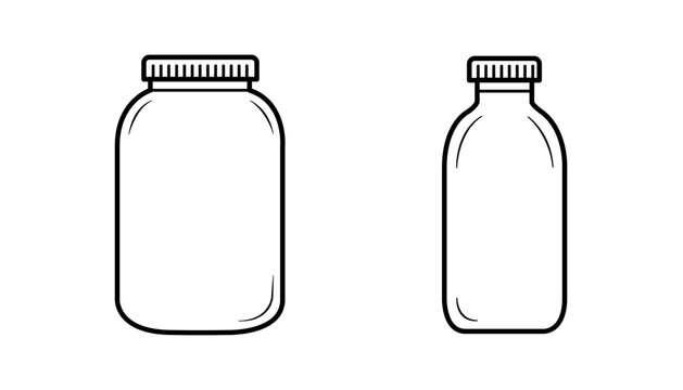 empty medicine bottle