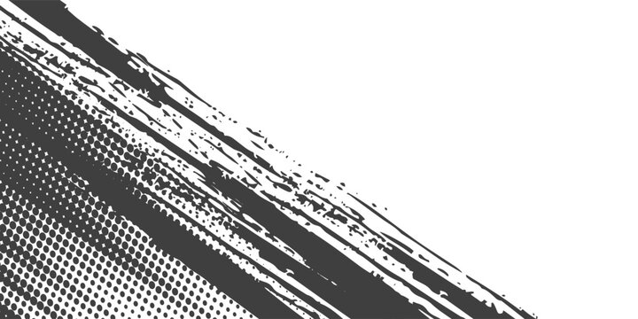 Vector grunge brush strokes texture rough black scratches for wallpaper, paint splatter template, dirt banner, watercolor design.