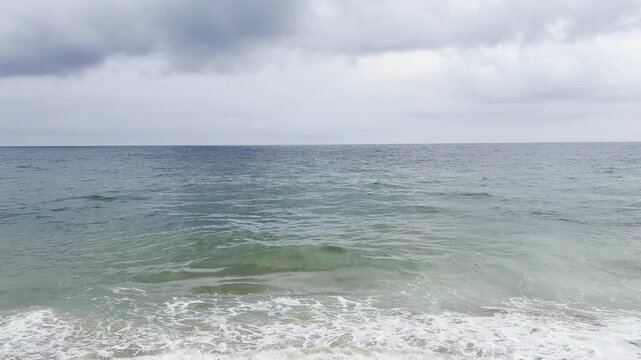 Ocean waves rolling on to a
Varkala beach Kerala