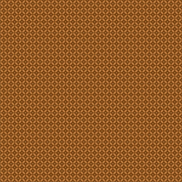 Seamless Brown Kawung Batik Vector Pattern with Traditional Indonesian Geometric Ornament Background