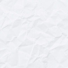 Fototapeta premium Crumpled white paper texture background