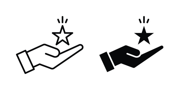 Premium service icon concept pack in line and solid icons