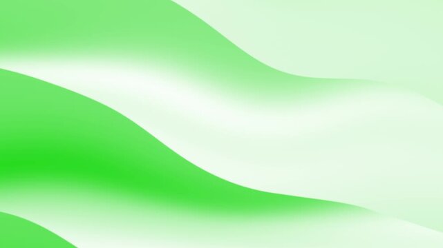 abstract green wave background motion video
