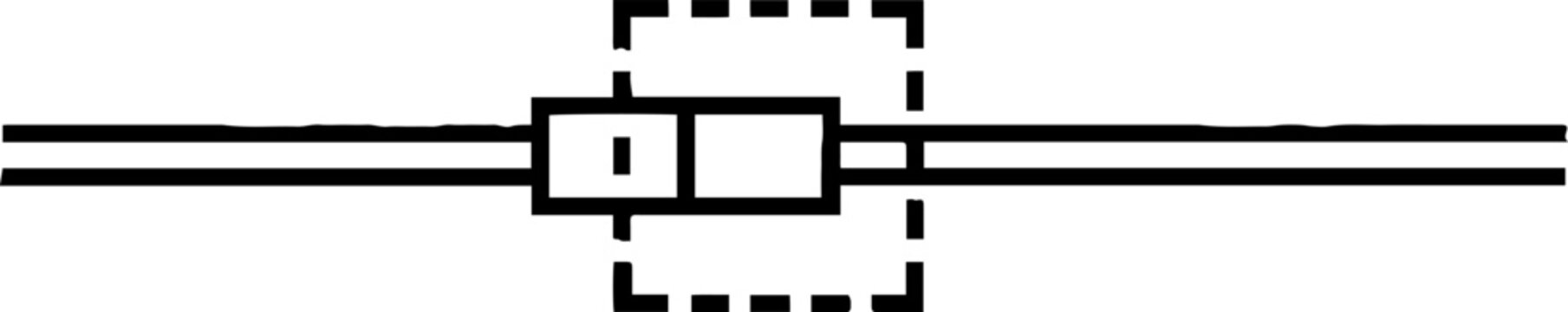 Schematic illustration of a coupling joint