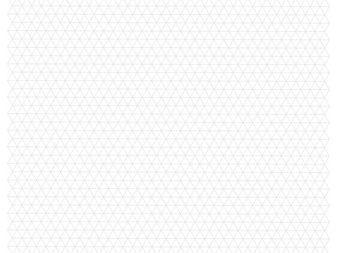 Isometric line seamless vector grid. Triangular geometric repeat background. Tile geometric seamless pattern illustration