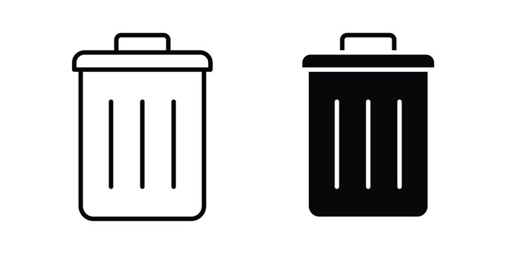 Delete icon For Web And UI, Simple Icons