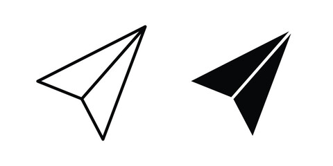 Paper plane icon For Web And UI, Simple Icons © Hestia