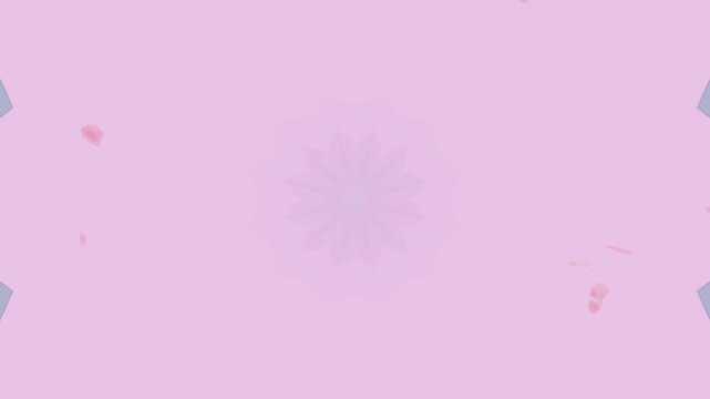Pink and purple abstract geometric radial burst an visual featuring