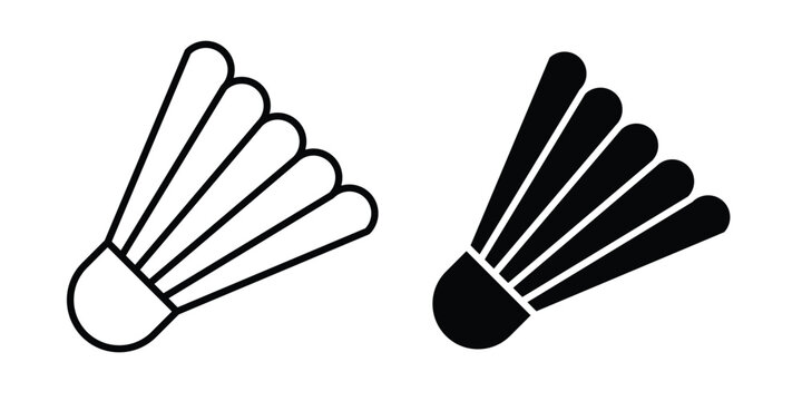 Shuttlecock icon For Web And UI, Simple Icons