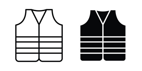 Vest jacket icon For Web And UI, Simple Icons © Hestia