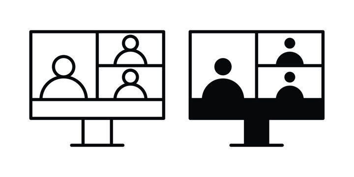Webinar icon For Web And UI, Simple Icons