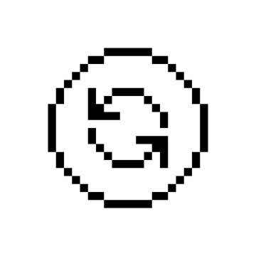 Pixel Art Refresh Icon