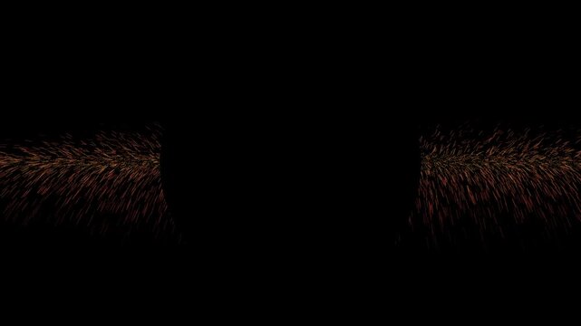 Abstract dark background with subtle warm light leak border loop