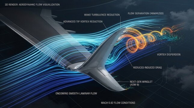 Aerodynamic flow visualization, airspeed simulation, computational fluid dynamics